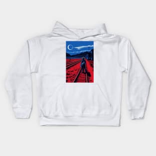 Lone Bluesman's Journey Kids Hoodie